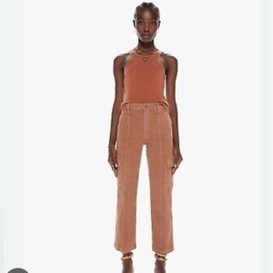 MOTHER The Rambler Cargo Ankle Glazed Ginger sz 27